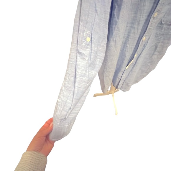 Men’s Big & Tall True Nation Tab Sleeve Button Down Light Blue Size 2XL - Picture 7 of 14